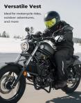 KEMIMOTO Heated Motorcycle Jacket with 12V Battery