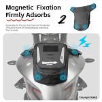 Rhinowalk Magnetic Motorcycle Fuel Tank Bag with Pockets