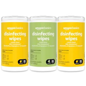 Lemon Fresh Disinfecting Wipes, 255 Count