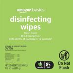Lemon Fresh Disinfecting Wipes, 255 Count