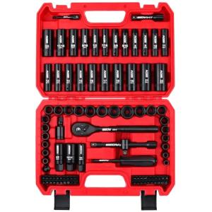 96-Piece Impact Socket and Bit Set