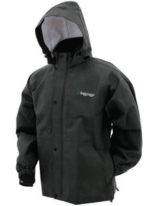 FROGG TOGGS Men's Waterproof Rain Jacket, Black