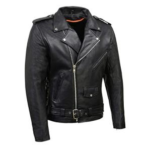 Milwaukee Leather Men’s Side Lace Police Jacket