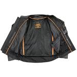 Milwaukee Men's Leather Vented Scooter Jacket - Black