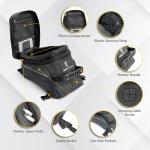 Gray Motorcycle Tank Bag