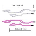 JIGUOOR 4PCS LED Motorcycle Helmet Light Kit