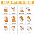 HONGTEYA 6 Pack Breathable Neck Gaiter Masks