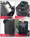 KEMIMOTO Waterproof Motorcycle Tank Bag with Phone Holder