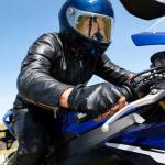 Classic Black Fingerless Motorcycle Gloves for Riders