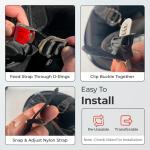 Quick Release Buckle Kit for Helmet Chin Straps