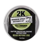 RAPTOR 2K Olive Green Bedliner Spray, 13.2 oz