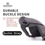 BRAVORD Adjustable Knee and Elbow Guards Set