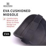 BRAVORD Adjustable Knee and Elbow Guards Set