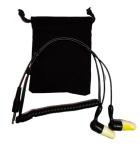 Race Radios Challenger Sportsman Ear Buds, Black