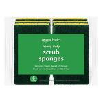 Heavy Duty Scrub Sponges - 6 Pack Yellow/Green