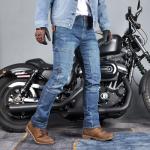 Men's Motorcycle Riding Denim Jeans with Armor