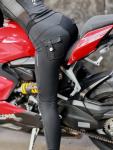 WOSAWE Women's Motorcycle Yoga Leggings with Knee Pads