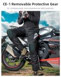 ROCKBROS Black Winter Motorcycle Pants with Armor