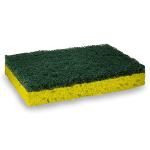 Heavy Duty Scrub Sponges - 6 Pack Yellow/Green