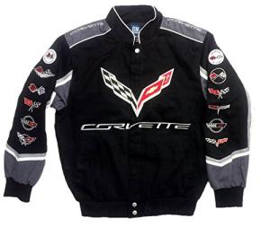 Corvette C7 Twill Jacket with Embroidered Logos