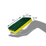 Heavy Duty Scrub Sponges - 6 Pack Yellow/Green