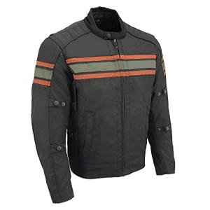 Milwaukee Leather Burnt Orange Armored Motorcycle Jacket