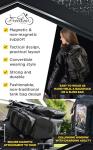 Magnetic Motorcycle Tank Bag with Pockets and Phone Holder