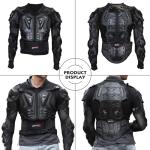 Men's Full Body Motorcycle Armor Jacket - Black