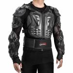 Men's Full Body Motorcycle Armor Jacket - Black