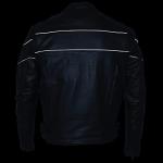 Milwaukee Leather Men's Black Scooter Motorcycle Jacket