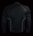 Milwaukee Leather Black Armored Mesh Motorcycle Jacket
