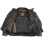 Milwaukee Leather Men's Black Scooter Motorcycle Jacket