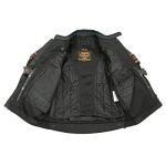 Milwaukee Leather Burnt Orange Armored Motorcycle Jacket