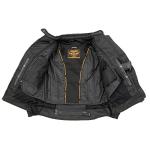Milwaukee Leather Women's Black Armored Motorcycle Jacket
