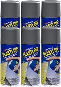 Plasti Dip Gunmetal Gray Rubber Coating Spray 6-Pack