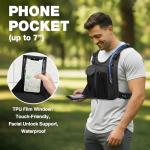 Lightweight Hydration Vest Backpack with 2L Bladder