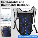 TNYSPORT Lightweight Hydration Backpack 2-Pack