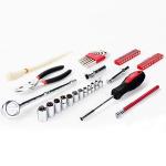 56-Piece Compact Tool Set for Motorcycles and Cars