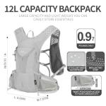 Lightweight Hydration Pack with 2L Bladder