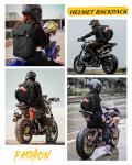 Waterproof Helmet Backpack for Motorcycle Riders