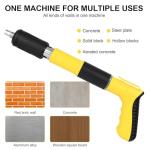 SONEE 5-Speed Adjustable Concrete Nail Gun Kit