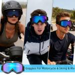 YISUGOOC 3 Pack Dirt Bike and ATV Goggles