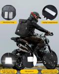 Waterproof Helmet Backpack for Motorcycle Riders