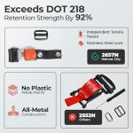 Quick Release Buckle Kit for Helmet Chin Straps