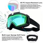 YISUGOOC 3 Pack Dirt Bike and ATV Goggles