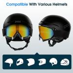 Lievermo 2-Pack Dustproof Motocross Goggles for All Ages