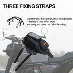 MYDAYS Magnetic Motorcycle Tank Bag - Heavy Duty Black