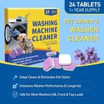 Pet Hair Relief Tablets for Washing Machines – 24 Count