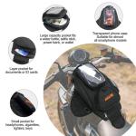 MYDAYS Magnetic Motorcycle Tank Bag - Heavy Duty Black