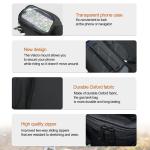 MYDAYS Magnetic Motorcycle Tank Bag - Heavy Duty Black